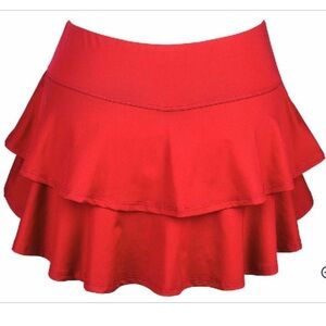 DUC Belle Women's Tennis Skirt (Red) size large